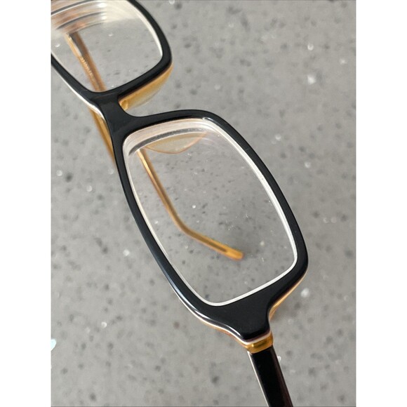 GUESS Eyeglasses Frames ONLY Full Rim Black Gold Tone GU 1301 BLK HNY 51-16 140 - Picture 12 of 13